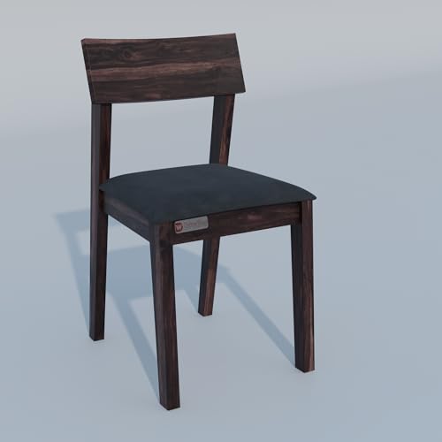Image of DRIFTINGWOOD Liana 6-Seater Dining Table Set - Sheesham Wood Walnut Finish with Table, 4 Cushioned Chairs & Bench - Ideal for Kitchen & Living Room - Assembly Required