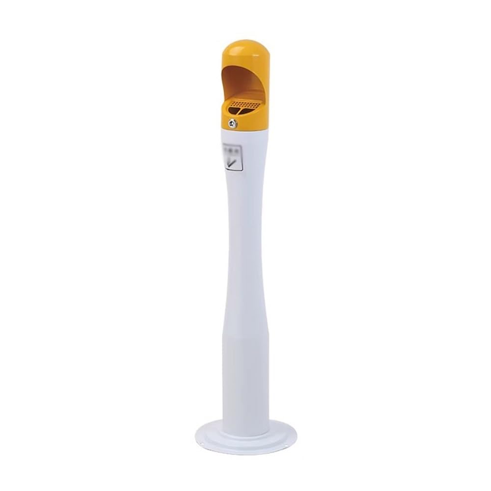 OWOHYG Ashtray Trash Can Iron Baked Ename Cigarette Butt Column, Outdoor Commercial Vertical Ash Pillar Outdoor Ashtrays For Cigarettes.