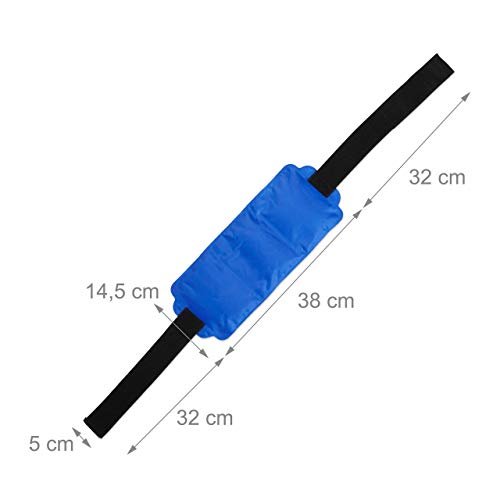 Relaxdays Koelpad groot, schouder en rug, klittenbandsluiting, gel, warm en koud, eerstehulp, meervoudige compressie… - Image 5