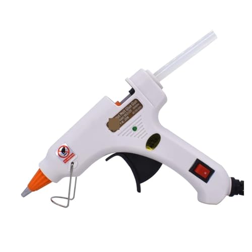 20W/30W ホットメルトグルーガン 5本 20本 7mm グルースティック付き 工業用 家庭用 DIY ミニホットガン 電動修理 ヒートツール 強力な接着力(BS713-20pcs-20W)