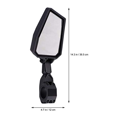 1 par de espelhos retrovisores de motocicleta ajustáveis para retrovisores laterais de motocicleta p