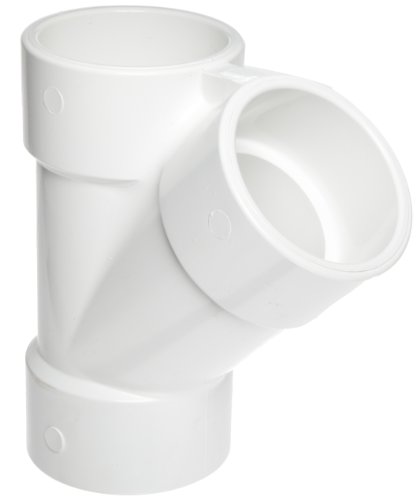 Spears 475 Series PVC Pipe Fitting, Wye, Schedule 40, 12 Socket