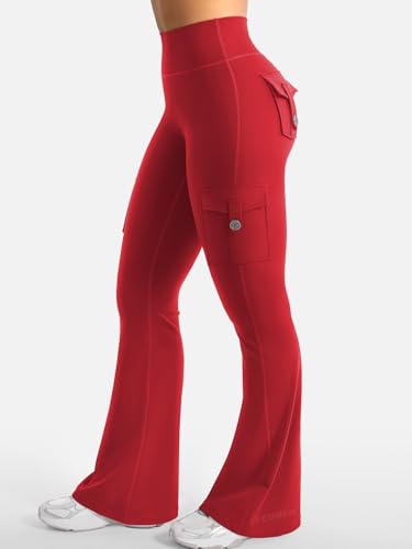 Image of YEOREO CoreFlex Women Workout Flare Leggings