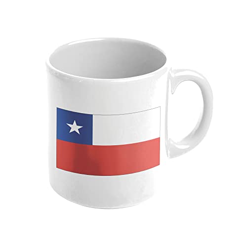 Mygoodprice MUG en céramique au motif Drapeau Chili