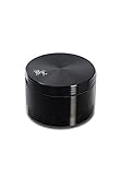 black leaf dosierer Höhe: ca. 3,5cm Black Leaf Alugrinder 55mm 4teilig schwarz Magnetverschluss inkl. Blechdose Grinder