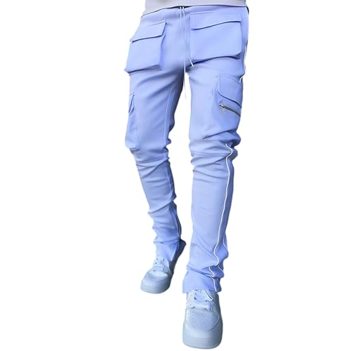 Pantalon de jogging cargo homme ample aux cuisses et resserré aux chevilles