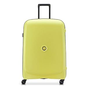 DELSEY PARIS – BELMONT PLUS – Valise grande taille rigide – 76x52x32 cm – 102 litres – L – Vert chartreuse