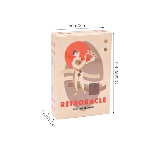 Orakelkarten Set - Künstlerisches Muster Papierspiel - 54-teilige Poker-Karten - Für Wahrsagen Lernen Frauen Männer Jugendliche Senioren Freunde Anfänger Vorhersage – Bild 6