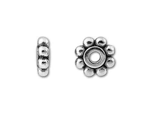 925-92.5 Oxidized Silver Unique Traditional Beads for Jewelry making (5 Piece in one pack)