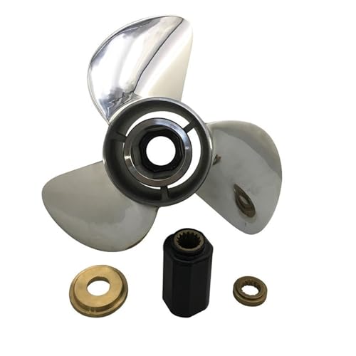 Image of Propeller 15.25x19 for Engines 175HP 220HP 225HP 250HP Ship Stainless Steel 15 Tooth Spline LH 48-13701A46