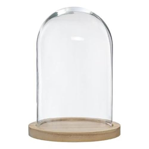 Paris Prix Atmosphera Créateur d'intérieur - Cloche Décorative en Verre Shine 26cm Naturel