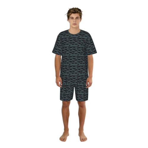 Pyjama manches courtes homme chauve-souris : fini les nuits trop chaudes