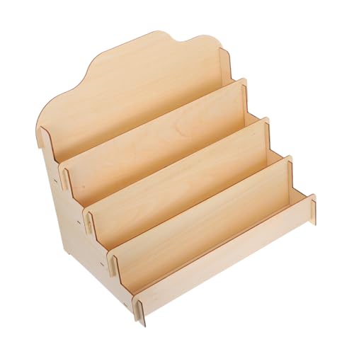 Expositor de tarjetas de felicitación de madera soporte de postales para comercio 2