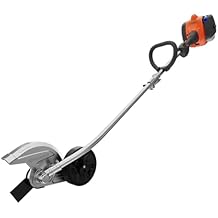 Husqvarna 122LKE Gas Edger, Multi-Purpose Tool with Edging Attachment, Features 6-Inch Adjustable Wheel and Curved Shaft, Lawn Edger Tool, Gifts for Men