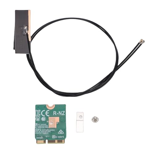 WiFi 6E Wireless Card, Dual Band 2.4GHz 5GHz M.2 NGFF Laptop Network Card 1800Mbps, con Bluetooth 5.2 y MU MIMO, para Windows 10, Windows 11 y OpenWrt miniatura 1