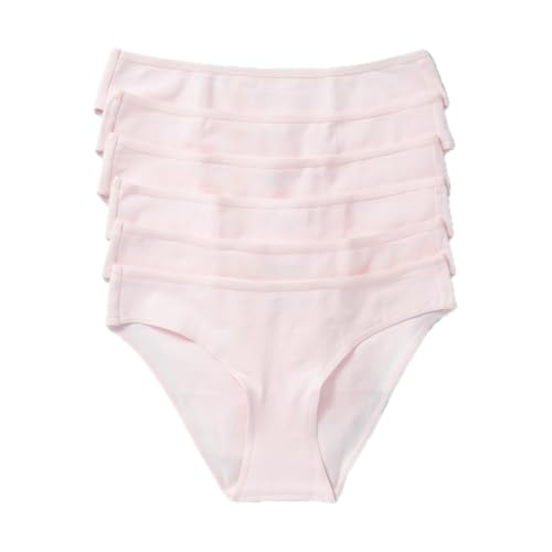 Yellowberry Daisy Cotton Underwear 6PK Panty for Girls Tweens & Teens