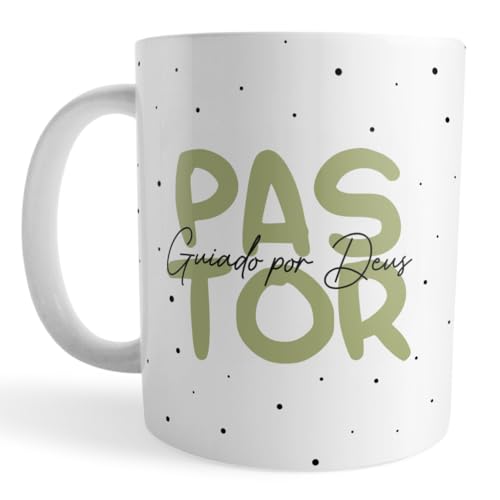 Caneca Pastor guiado por Deus - Lindo presente para pastor