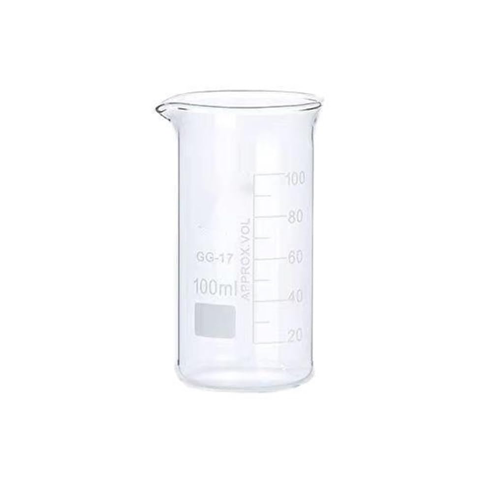 bicchiere di vetro di borosilicato, Becher alto da laboratorio in vetro borosilicato 50-1000 ml | 100