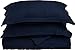 Elegance Linen 1500 Thread Count Wrinkle Resistant Ultra Soft Luxurious Egyptian Quality 3-Piece Duvet Cover Set, Full/Queen, Navy Blue