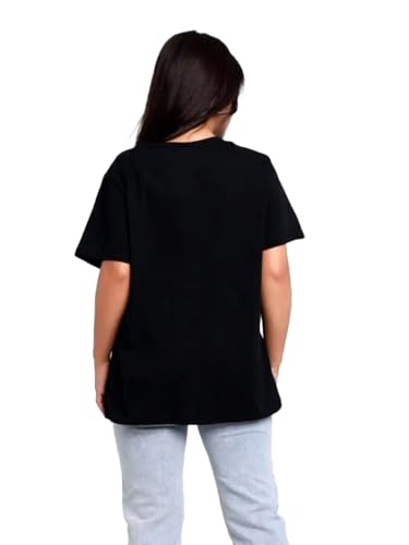 Image of LEOTUDE Women Cottonblend Oversized Baggy Fit Half Sleeve Round Neck Multicolor Combo T-Shirt for Women & Girls (Pack of 3)