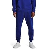 Under Armour Men's Rival Fleece Joggers, (400) Royal / / White, X-Large