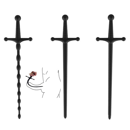 3-teiliges Silikon-Dilator-Set für Männer – Penisdilatatoren zur Prostata-Stimulation für Paare – Flexibles Anal-Dehntraining