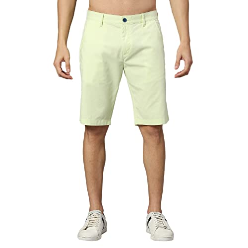 Image of Thomas Scott Men's | 100% Cotton | Solid | Above Knee | Button Closure | Chino | Casual Shorts for Men