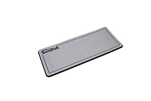 SeaDek Pad | Dual Density Helm Pads | Anti-Fatigue | Anti Slip | 20mm Thickness | Brushed Texture | Storm Gray Over Black, Small