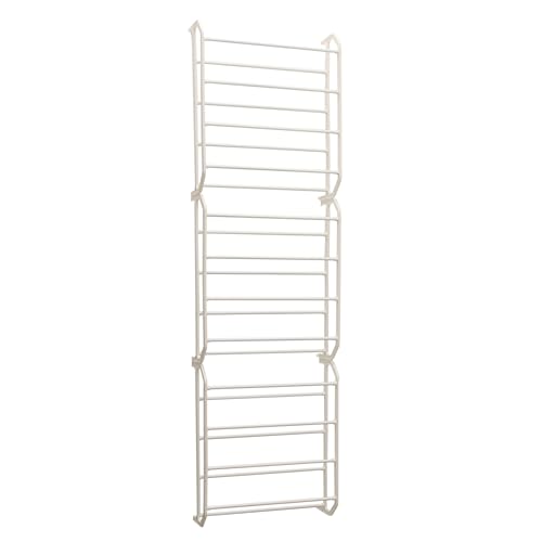 JE CHERCHE UNE IDEE Idebox rg6209 Sapateira de porta, plástico-polipropileno, branco, tamanho único