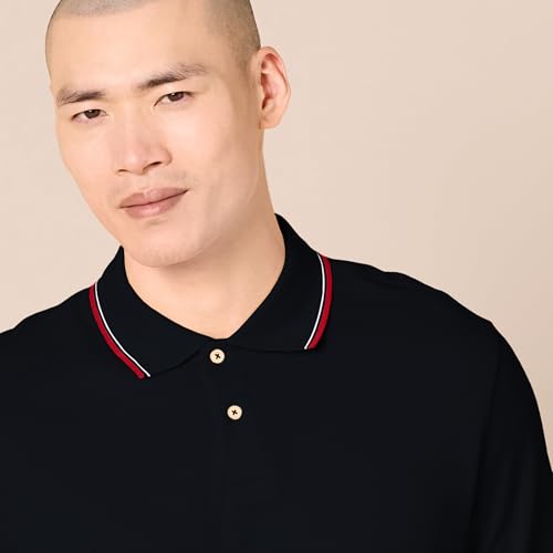 Image of Amazon Essentials Men's Slim-Fit Short-Sleeve Cotton Pique Polo Shirt