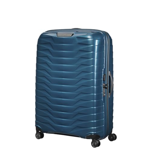 Image of Samsonite Proxis 81 cm X-Large Check-in Polypropylene (PP) 8 Wheels Spinner Hard Luggage /Suitcase /Trolley Bag for Travel (Blue)