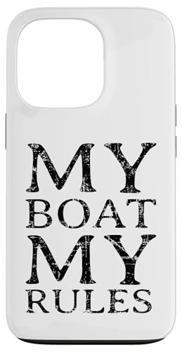MY BOAT MY RULES (���B���e�[�W�u���b�N) �{�[�g&�Z�C�� �X�}�z�P�[�X iPhone 13 Pro �p