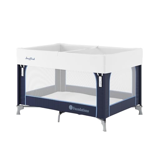 Foundations SnugFresh Celebrity Baby Play Yard, Commercial-Grade Pack and Play