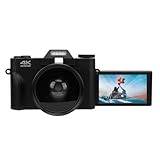 Photographie 56MP: l'appareil photo numérique pour la photographie a une résolution d'image de 56 MP et un capteur d'image CMOS. La caméra de photographie de zoom numérique 16x peut également tourner des paysages à distance pour filmer tous les moments que vous voulez avec clarté.