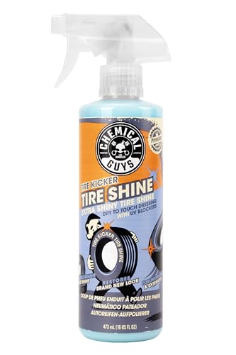 Chemical Guys Tire Kicker Sprayable Extra Glossy Tire Shine (Works on Rubber, Vinyl & Plastic) Safe for Cars, Trucks, Motorcycles, RVs & More, 16 fl oz