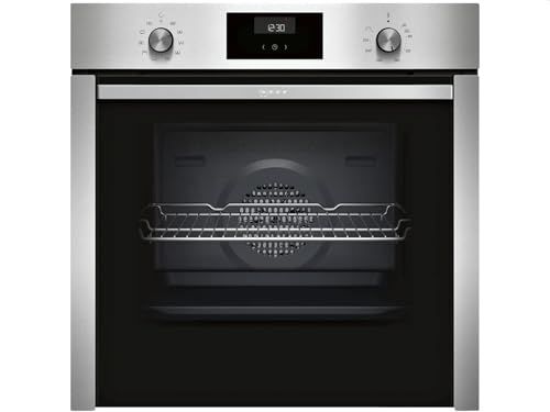 NEFF B3CCE4AN0 Einbau-Backofen N50, 60 cm, 71 l, Edelstahl, A, Hide, CircoTherm, 7 Betriebsarten