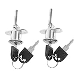 Installation facile : conçu pour s'adapter, permettant une installation rapide sur divers bureaux et armoires de bureau, serrures de tiroir à clé, serrure de tiroir de bureau