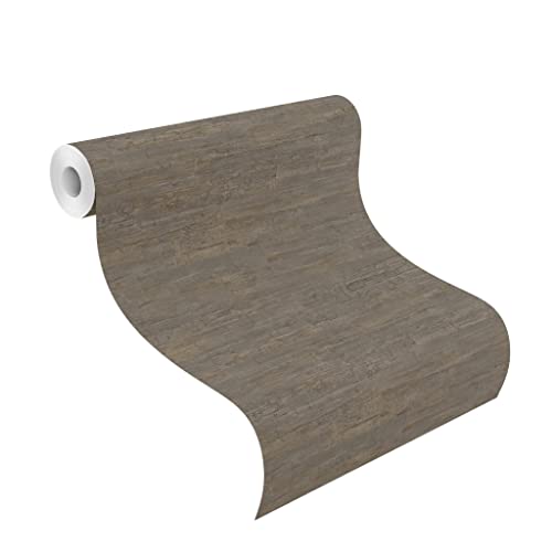 Papier peint intissé posable sans table Rasch Curiosity aspect bois 537055