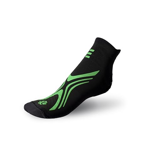 R-EVENGE Calcetín Pool Classic, ideal para todas las actividades en agua y superficies mojadas. Antibacteriano y antideslizante. Ecológico con hilo y embalaje reciclado. Resistentes al cloro, negro