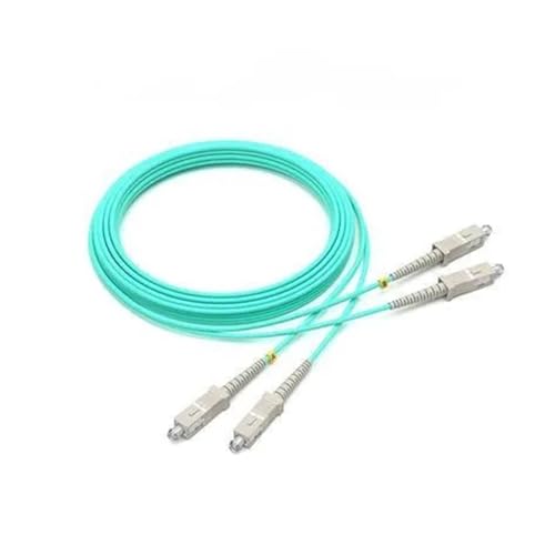 Câble fibre optique SC-SC OM3 duplex à faible perte pour switch et serveur