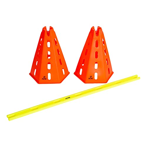 Acte Sports Kit Agilidade Escada de Agilidade, Cones de Agilidade, Base Triângulo Para Estacas KIT25