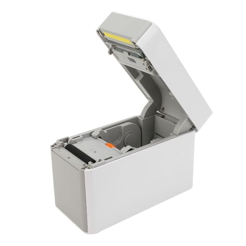 BT Thermal Printer, USB Connection 203 Dpi 150mms Thermal Barcode Printer, for Small Business, with BT and USB Connectivity (US Plug)