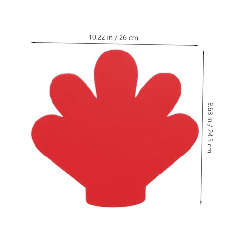 Milisten 2pcs Flower Cheerleading Handheld Gloves for Boys and Girls Safe Materials Fun Props for Sports Themed Parties and Kindergarten Activities Cheerleading Pom Poms for Team Spirit2