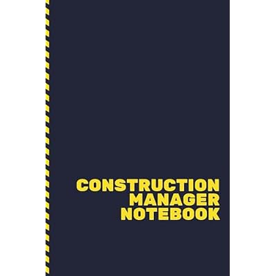 Construction Manager Notebook