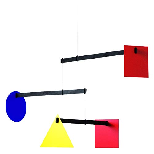 Flensted Mobiles f428 Bauhaus Mobile, Stahl, Mehrfarbig, 35x62 cm Cover