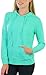 ToBeInStyle Women’s Cotton Lightweight Long Sleeve Hoodie Pullover or Full Zip Jacket w/Kangaroo Pocket - No Zipper Mint - Medium