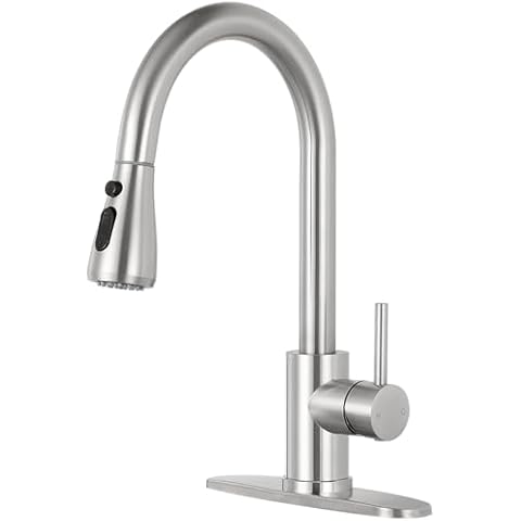 Qomolangma Kitchen Faucet with Pull Down Sprayer Cover