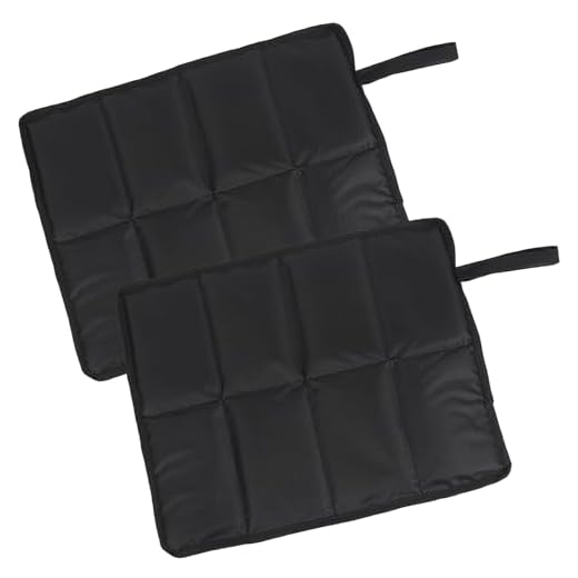 deegbbyi 2 Piezas Estera Plegable Portátil, Cojín de Asiento al Aire Libre Plegable, Cojín de Asiento Impermeable y Aislante del Calor, con Cuerda Elástica, para Senderismo Acampar Parque