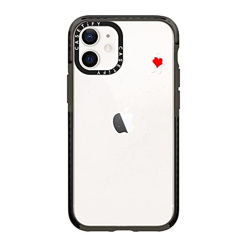 CASETiFY �C���p�N�g�P�[�X iPhone 12 Mini - Love Space - �N���A �u���b�N
