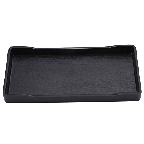 Generic Reptile Water Dish, Plastic Anti Slip Snake Water Dish Reptile Feeding Dish Tortoise Water Dish Reptile Food Dish for Tortoise Chameleon Lizard (Black), Genericwhb02t1om3-02